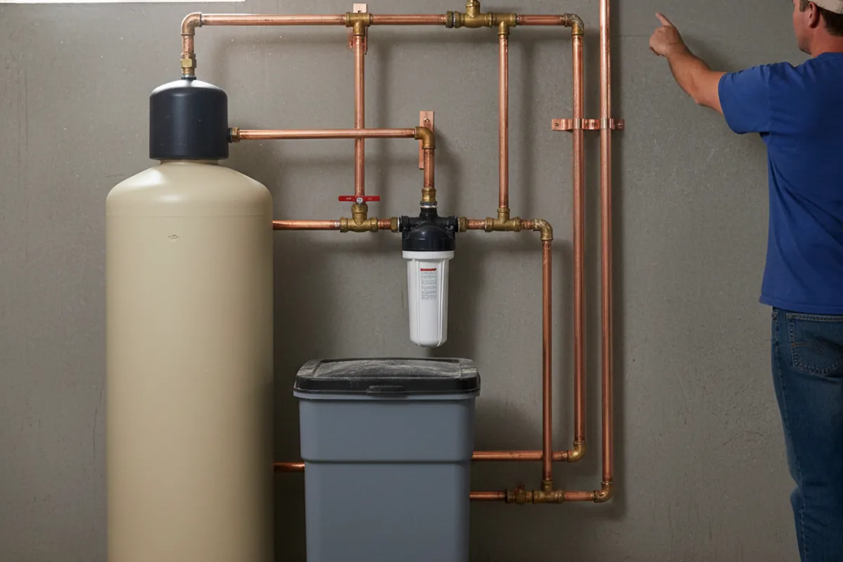 Whole-house water treatment system installed in Lomira